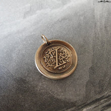 Load image into Gallery viewer, Wax Seal Charm Initial Z - wax seal jewelry pendant alphabet charms Letter Z - RQP Studio