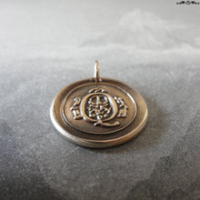Load image into Gallery viewer, Wax Seal Charm Initial Q - wax seal jewelry pendant alphabet charms Letter Q - RQP Studio