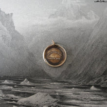 Load image into Gallery viewer, A Promise Is A Promise Wax Seal Charm - antique wax seal jewelry pendant French motto proverb - RQP Studio