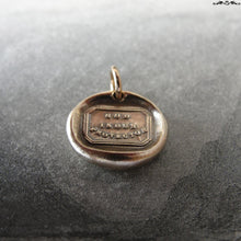 Load image into Gallery viewer, God Is Our Protector Wax Seal Charm - antique wax seal jewelry Christian Faith Protection motto - RQP Studio