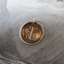 Load image into Gallery viewer, Wax Seal Charm Initial I - wax seal jewelry pendant alphabet charms Letter I - RQP Studio