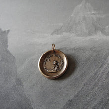 Load image into Gallery viewer, Wax Seal Charm Sun Flower - antique wax seal jewelry French love motto I Languish Without You - RQP Studio