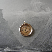 Load image into Gallery viewer, Wax Seal Charm Key To My Heart - antique French wax seal charm jewelry padlock -You Have The Key - RQP Studio