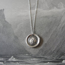 Load image into Gallery viewer, Wax Seal Necklace Always Fun - antique wax seal charm jewelry gymnastics jester handstand German motto - RQP Studio