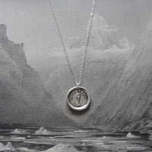 Load image into Gallery viewer, Salvation Wax Seal Necklace Holy Chalice - antique wax seal charm jewelry with Christian symbol - RQP Studio