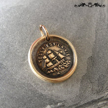 Load image into Gallery viewer, Ship Wax Seal Charm Such Is Life - antique wax seal jewelry pendant three masted rigger - RQP Studio