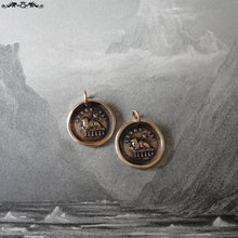 Load image into Gallery viewer, Agnus Dei Wax Seal Charm - Lamb of God antique wax seal jewelry - RQP Studio