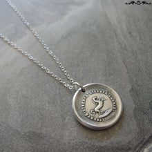 Load image into Gallery viewer, Wax Seal Necklace horse rearing - antique French wax seal charm jewelry - RQP Studio