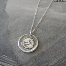 Load image into Gallery viewer, Wax Seal Necklace horse rearing - antique French wax seal charm jewelry - RQP Studio