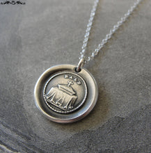 Load image into Gallery viewer, Coffin Wax Seal Necklace - Mourning Death antique wax seal charm jewelry coping with grief and loss - RQP Studio