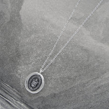 Load image into Gallery viewer, Intellect And Character - Silver Wax Seal Necklace - Level Up