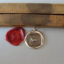 Load image into Gallery viewer, Lamb of God Wax Seal Charm - Agnus Dei antique wax seal charm jewelry Christian Faith Religious - RQP Studio