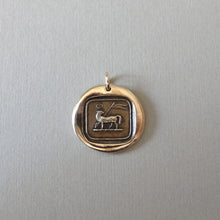 Load image into Gallery viewer, Lamb of God Wax Seal Charm - Agnus Dei antique wax seal charm jewelry Christian Faith Religious - RQP Studio