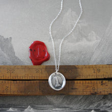 Load image into Gallery viewer, My Support - Silver Lighthouse Wax Seal Necklace - Beacon Of Light - RQP Studio