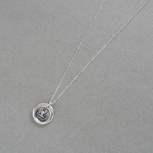 Load image into Gallery viewer, Watchful And Bold - Wax Seal Necklace Lion Antique Silver Wax Seal Jewelry