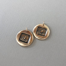 Load image into Gallery viewer, If I Lose You I Am Lost - Wax Seal Charm - Antique Bronze Italian Love Pendant