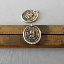 Load image into Gallery viewer, Good Luck Elephant - Wax Seal Pendant Lucky Symbol Antique Bronze Jewelry