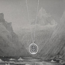 Load image into Gallery viewer, Medusa Wax Seal Necklace - Silver Guardian Protectress Mythical Gorgon