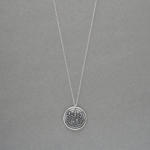 Load image into Gallery viewer, Silver Griffin Wax Seal Necklace - A Mind Aware Of What Is Right