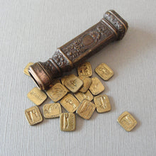 Load image into Gallery viewer, Antique French Multi Wax Seal Set with 19 double sided seal matrices