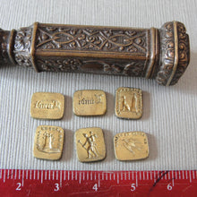 Load image into Gallery viewer, Antique French Multi Wax Seal Set with 19 double sided seal matrices