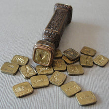 Load image into Gallery viewer, Antique French Multi Wax Seal Set with 19 double sided seal matrices