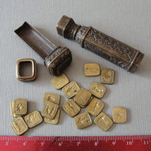 Load image into Gallery viewer, Antique French Multi Wax Seal Set with 19 double sided seal matrices