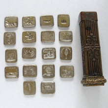 Load image into Gallery viewer, Antique French Multi Wax Seal Set with 18 double sided seals - RQP Studio
