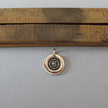 Load image into Gallery viewer, Give It Your All - Griffin Wax Seal Charm - Antique Bronze Strength Symbol Wax Seal Jewelry Go For It