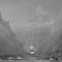 Load image into Gallery viewer, Mythical Phoenix Rising From The Ashes - Silver Wax Seal Necklace - RQP Studio