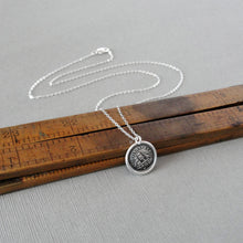 Load image into Gallery viewer, Such Is Life Wax Seal Necklace - Silver Ship Wax Seal Jewelry Three Masted Rigger