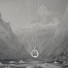 Load image into Gallery viewer, Faith Hope Love - Silver Wax Seal Necklace With Heart Cross Anchor