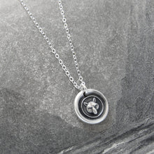 Load image into Gallery viewer, Silver Fox Mask Wax Seal Necklace - Wisdom Wit