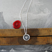 Load image into Gallery viewer, Silver Fox Mask Wax Seal Necklace - Wisdom Wit