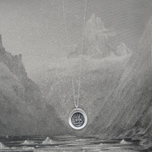Load image into Gallery viewer, Mark Of Distinction - Griffin Passant Wax Seal Necklace - Strength Courage Boldness - RQP Studio