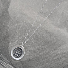 Load image into Gallery viewer, Mark Of Distinction - Griffin Passant Wax Seal Necklace - Strength Courage Boldness - RQP Studio