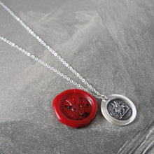 Load image into Gallery viewer, Mark Of Distinction - Griffin Passant Wax Seal Necklace - Strength Courage Boldness - RQP Studio