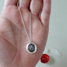 Load image into Gallery viewer, Mark Of Distinction - Griffin Passant Wax Seal Necklace - Strength Courage Boldness - RQP Studio