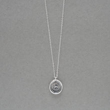 Load image into Gallery viewer, She Lion - Silver Wax Seal Necklace With Lioness Courage Strength