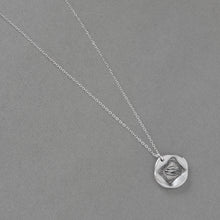 Load image into Gallery viewer, Always Wandering Never Unfaithful - Silver Swallow Wax Seal Necklace - Antique Bird Jewelry