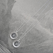 Load image into Gallery viewer, Miniature Unicorn Silver Wax Seal Necklace - Strength Courage Symbol
