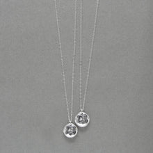 Load image into Gallery viewer, Fox Wax Seal Necklace - Clever Quick Witted Wise Tiny Fox Silver Wax Seal Jewelry