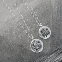 Load image into Gallery viewer, Silver Mermaid Wax Seal Necklace - Eloquence Divine Feminine Symbol