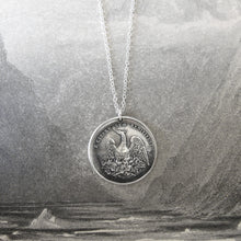 Load image into Gallery viewer, Silver Phoenix Necklace - Rise Again From The Ashes - Mythical Phoenix - RQP Studio