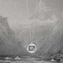 Load image into Gallery viewer, Silver Snail Wax Seal Necklace antique wax seal jewelry Always At Home