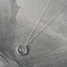 Load image into Gallery viewer, Snail Wax Seal Necklace In Silver - Always At Home - RQP Studio