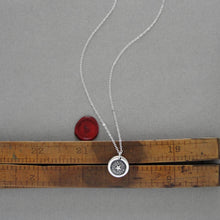 Load image into Gallery viewer, Star Wax Seal Necklace - Truth And Honor Antique Silver Jewelry North Star