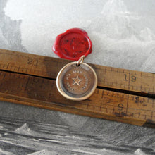 Load image into Gallery viewer, Guiding Star Wax Seal Pendant -Bronze Polaris North Star Jewelry - RQP Studio