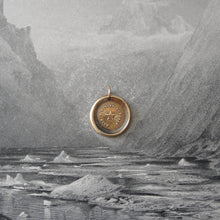 Load image into Gallery viewer, Guiding Star Wax Seal Pendant -Bronze Polaris North Star Jewelry - RQP Studio