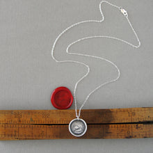 Load image into Gallery viewer, Such Is Life - Boat Wax Seal Necklace In Silver